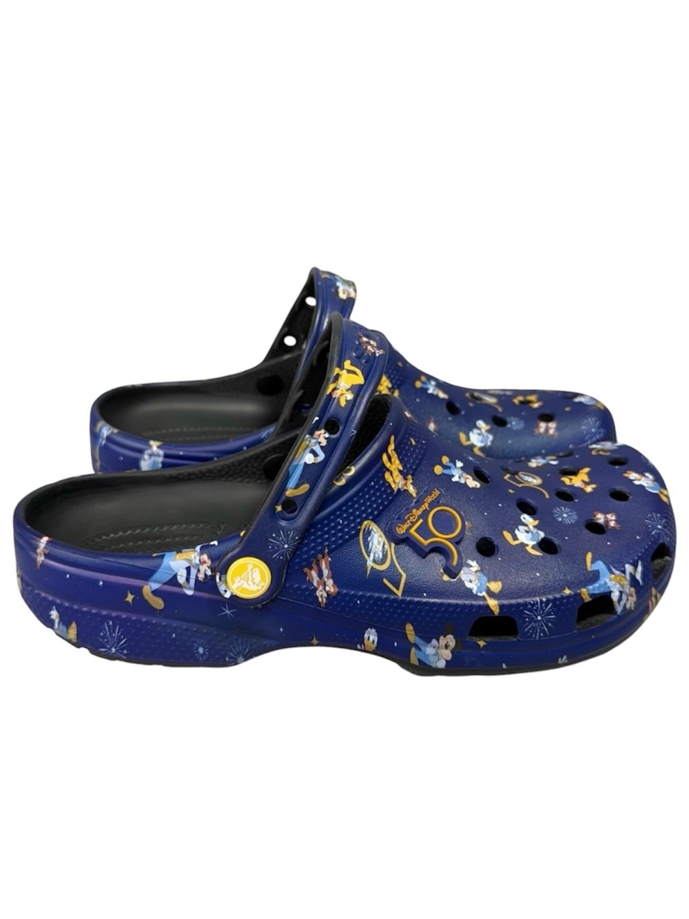 CROCS Blue Walt Disney World 50th Anniversary Slip-On Clogs